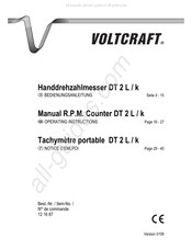 VOLTCRAFT DT 2 L / k Notice D'emploi