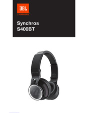 Harman JBL Synchros S400BT Guide De Démarrage Rapide