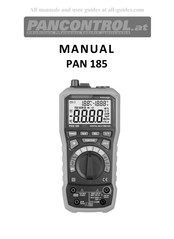 PANCONTROL PAN 185 Mode D'emploi