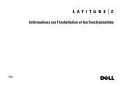 Dell P01L Informations Sur L'installation Et Les Fonctionnalités