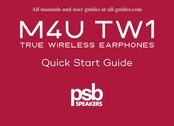 PSB Speakers M4U TW1 Guide De Démarrage Rapide