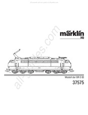 marklin 37575 Mode D'emploi