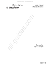 Electrolux ESI64060 Notice D'utilisation
