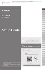 Canon c1333i Guide De Configuration