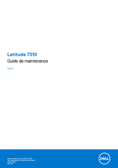 Dell Latitude 7310 P33S Guide De Maintenance