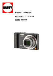 Panasonic Lumix DMC-TZ10 Mode D'emploi Des Caractéristiques Avancées