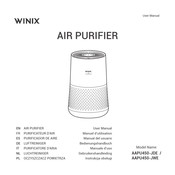 Winix AAPU450-JWE Manuel D'utilisation