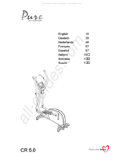 Tunturi Pure CR 6.0 Instructions De Montage