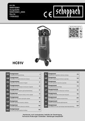 Scheppach HC51V Traduction Des Instructions D'origine