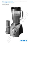 Philips HR2090 Mode D'emploi