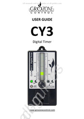 Grozone Control CY3 Mode D'emploi