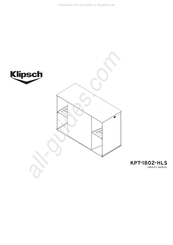 Klipsch KPT-1802-HLS Mode D'emploi