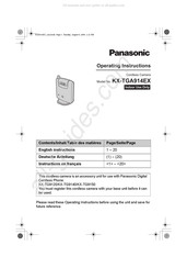 Panasonic KX-TGA914EX Manuel Utilisateur