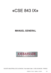 Ambassade de Bourgogne CSE 843 IX Manuel General