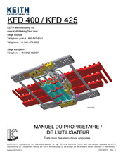Keith KFD 400 Manuel Du Propriétaire