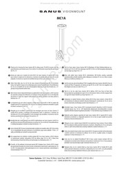 Sanus VisionMount MC1A Mode D'emploi