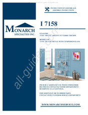 Monarch Specialties I 7158 Instructions D'assemblage