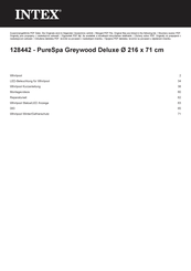 Intex PureSpa Greywood Deluxe SB-HWF20 Mode D'emploi