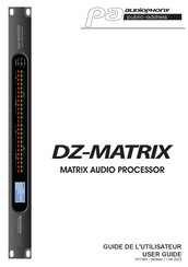 Audiophony PA DZ-MATRIX Guide De L'utilisateur