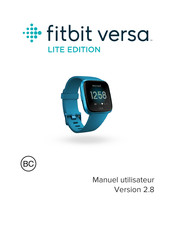Fitbit versa LITE EDITION Manuel Utilisateur