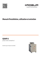 Robur GAHP A HT S1 Manuel D'installation, Utilisation Et Entretien