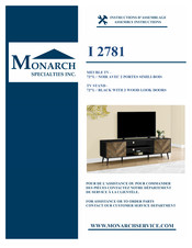 Monarch Specialties I 2781 Instructions D'assemblage