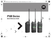 Motorola P100 Série Guide De Référence Rapide