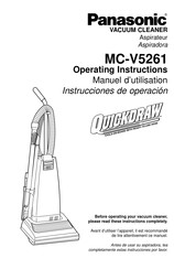Panasonic QUICKDRAW MC-V5261 Manuel D'utilisation