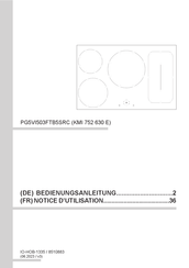 Amica PG5VI503FTB5SRC Notice D'utilisation