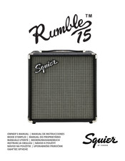Fender Squier Rumble 15 Mode D'emploi