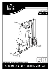 HOMCOM A91-133 Manuel D'assemblage Et D'instructions