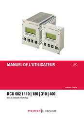 Pfeiffer Vacuum DCU 002 Manuel De L'utilisateur