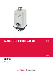 Pfeiffer Vacuum IPF 25 Manuel De L'utilisateur