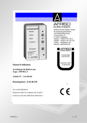 Afriso EURO-INDEX 118 308 050 Manuel D'utilisation