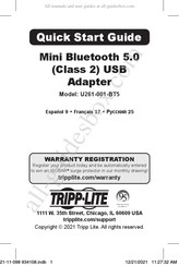 Tripp-Lite U261-001-BT5 Guide De Démarrage Rapide