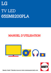 LG 65SM82 Série Mode D'emploi