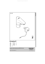 Grohe EUROPLUS E 34 197 Instructions D'installation