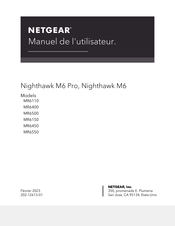 NETGEAR Nighthawk M6 Pro Manuel De L'utilisateur