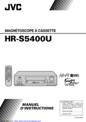 JVC HR-S5400U Manuel D'instructions