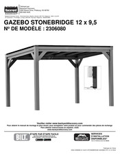 Backyard Discovery Stonebridge 12 x 9,5 Instructions D'installation