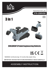 HOMCOM 370-299V00 Instructions De Montage