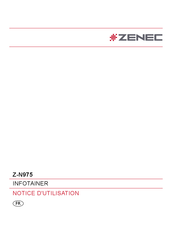 ZENEC Z-N975 Notice D'utilisation