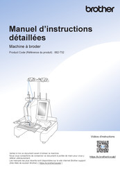 Brother 882-T52 Manuel D'instructions