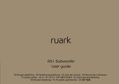 Ruark Audio RS1 Manuel De L'utilisateur