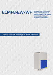 Sentera Controls ECMF8-EW Instructions De Montage Et Mode D'emploi