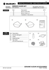 Suzuki 99134-10L0 Instructions D'installation