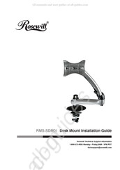 Rosewill RMS-SDM01 Guide D'installation