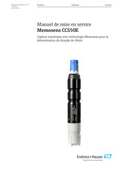 Endress+Hauser Memosens CCS50E Manuel De Mise En Service