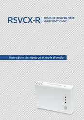 Sentera Controls RSVCX-R Instructions De Montage Et Mode D'emploi