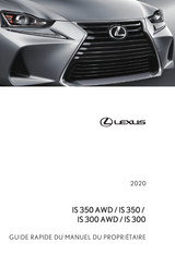 Lexus IS 300 AWD 2020 Guide Rapide